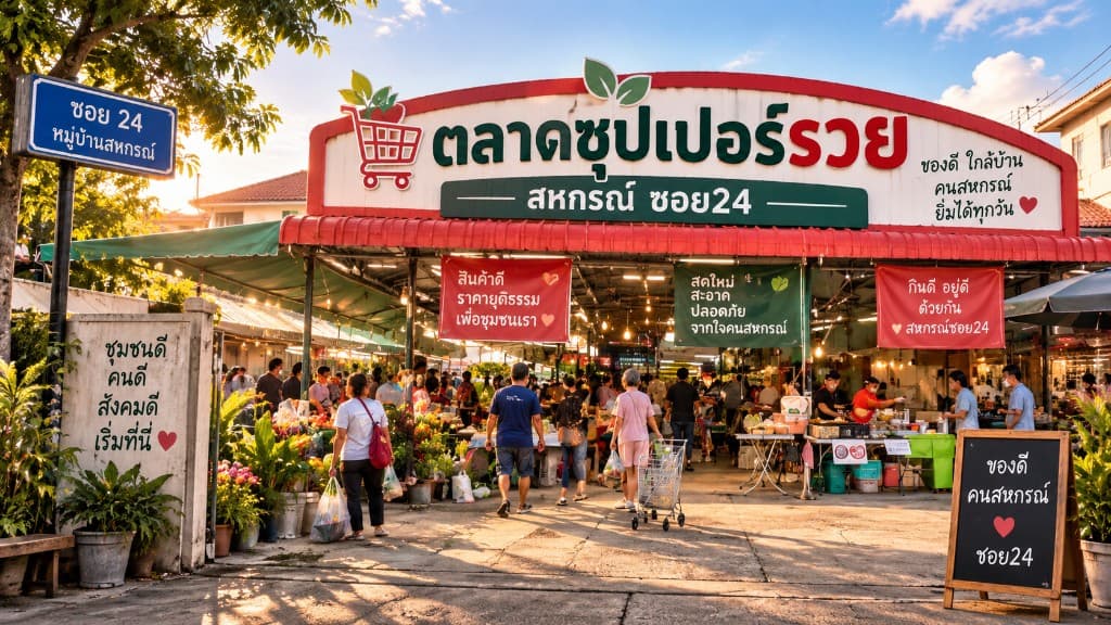 ตลาดซุปเปอร์รวย สหกรณ์ซอย 24